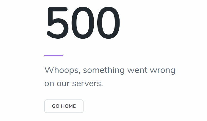 Laravel框架安装后显示“Whoops, something went wrong on our servers.”错误的解决方法